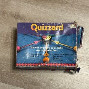 Vintage Quizzard Electronic Quiz Game By Random House 1988 TESTED